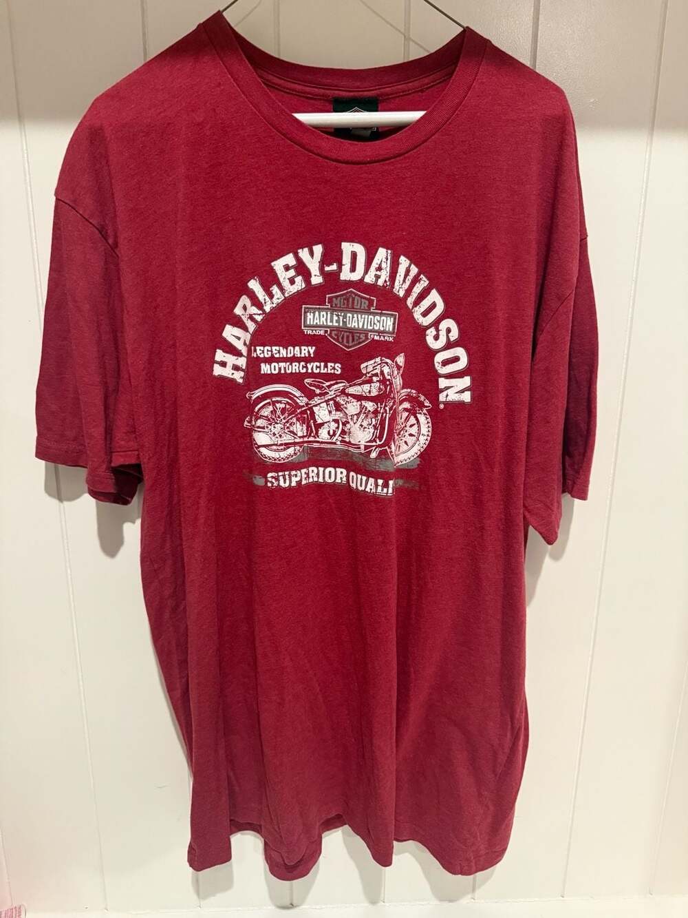 Harley-Davidson T-Shirt Size XXL Red Dillon Brothers Omaha Nebraska